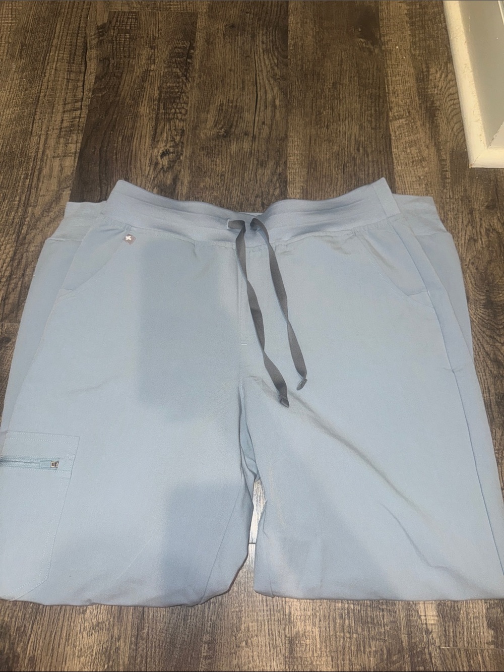 Figs High Waisted Zamora Joggers Dust Blue